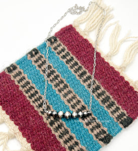 Navajo Pearl Bar Necklace